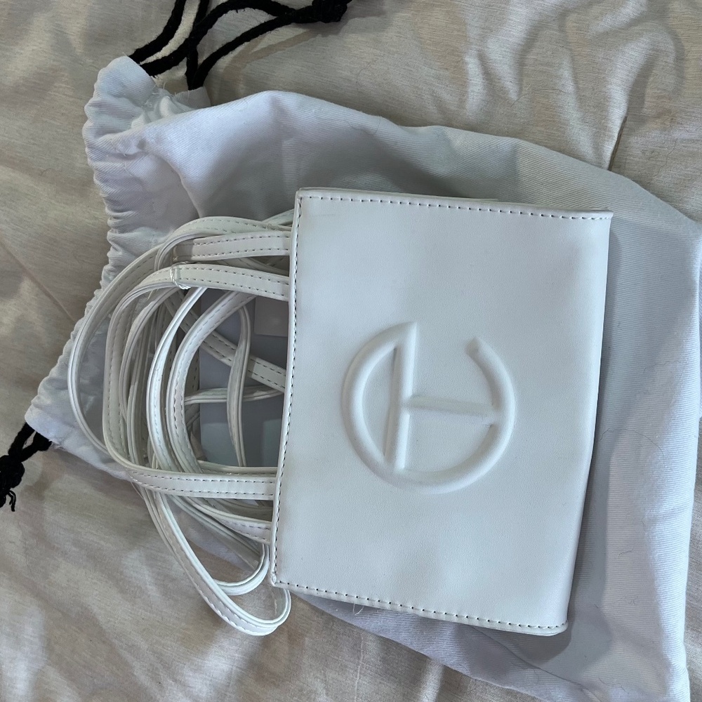 Unused Telfar Small Shopping Bag - White